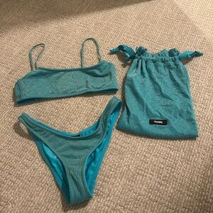 Blue Triangl Swimsuit